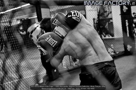 2021-05-02 Milano in the Cage 7 13892 Alessandro  Negroni-Giovanni Gallicchio - Muay Thai pro -63kg